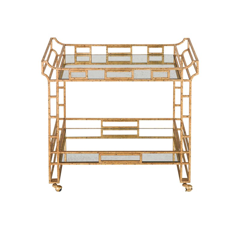 Odeon Bar Cart by Currey & Company